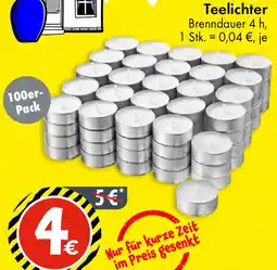 TEDi Teelichter Angebot