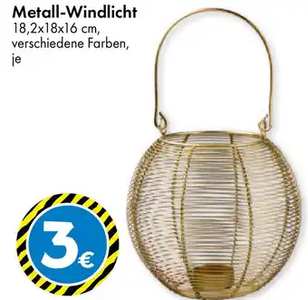 TEDi Metall-Windlicht Angebot