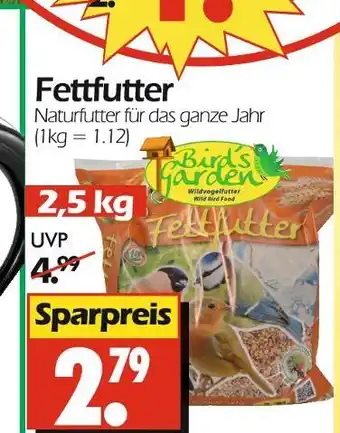 Wreesmann Bird's garden fettfutter Angebot