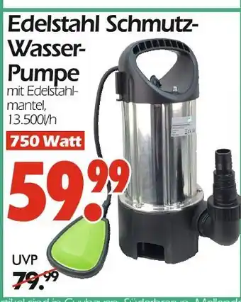 Wreesmann Edelstahl schmutz-wasser-pumpe Angebot