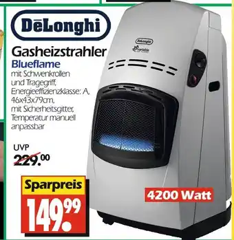 Wreesmann Delonghi gasheizstrahler blueflame Angebot