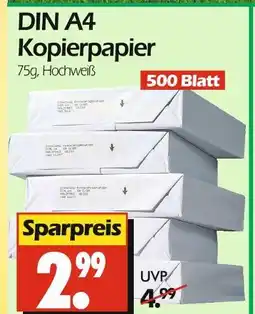 Wreesmann Din a4 kopierpapier Angebot