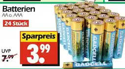 Wreesmann Gadcell batterien aa o. aaa Angebot