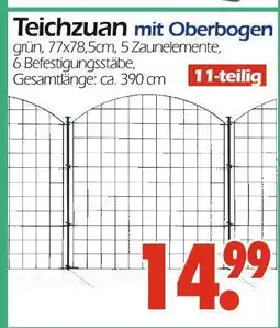 Wreesmann Teichzaun mit oberbogen Angebot