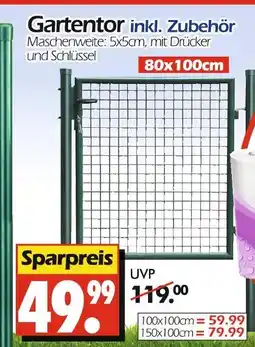 Wreesmann Gartentor 80x100cm Angebot