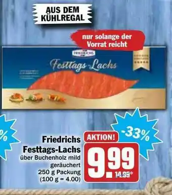 Hit Friedrichs Festtags-lachs Angebot