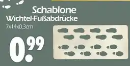 Wreesmann Schablone wichtel-fußabdrücke Angebot