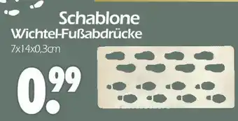 Wreesmann Schablone wichtel-fußabdrücke Angebot