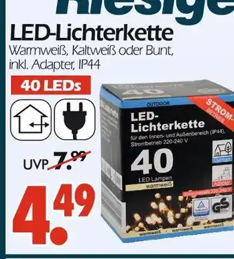 Wreesmann Led-lichterkette warmweiß Angebot