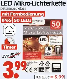 Wreesmann Led mikro-lichterkette Angebot