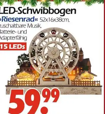 Wreesmann Led-schwibbogen riesenrad Angebot