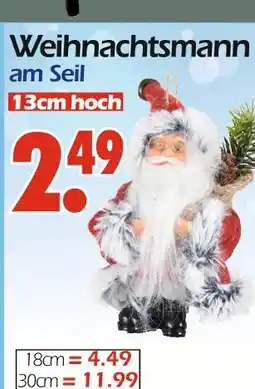 Wreesmann Weihnachtsmann am seil Angebot
