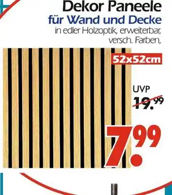 Wreesmann Dekor paneele Angebot