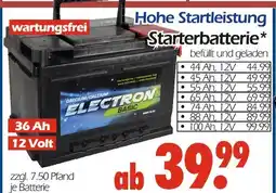 Wreesmann Electron basic starterbatterie Angebot