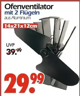 Wreesmann Ofenventilator Angebot