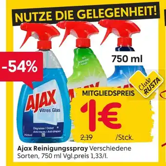 Rusta Ajax reinigungsspray Angebot