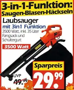 Wreesmann Laubsauger mit 3in1 funktion Angebot