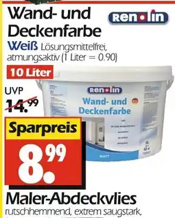 Wreesmann Renolin wand- und deckenfarbe weiß Angebot