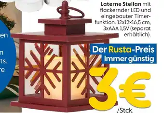 Rusta Laterne stellan Angebot