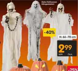 Rusta Deko halloween hängeskelett Angebot