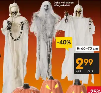 Rusta Deko halloween hängeskelett Angebot