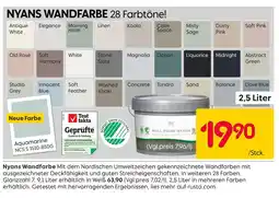 Rusta Wandfarbe 2,5 liter Angebot
