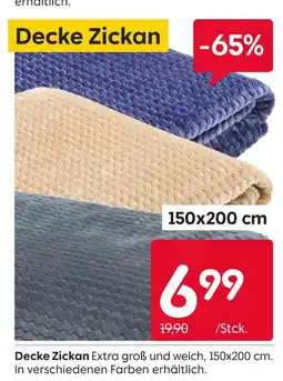 Rusta Decke zickan Angebot
