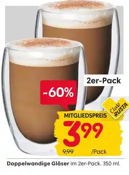 Rusta Doppelwandige gläser Angebot