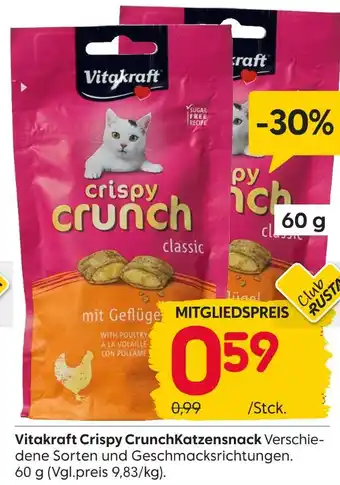 Rusta Vitakraft crispy crunch katzensnack Angebot