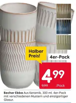 Rusta Becher ebba Angebot
