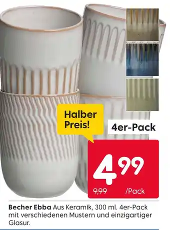 Rusta Becher ebba Angebot