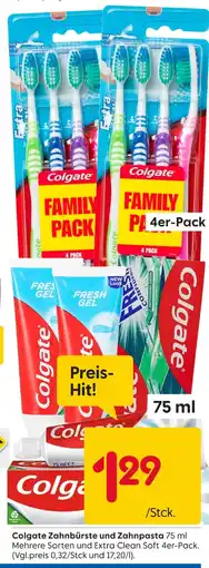 Rusta Colgate zahnbürste und zahnpasta Angebot