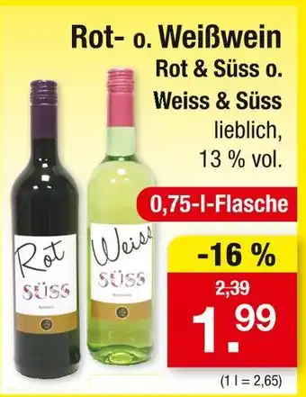 Zimmermann Rot & süss Angebot