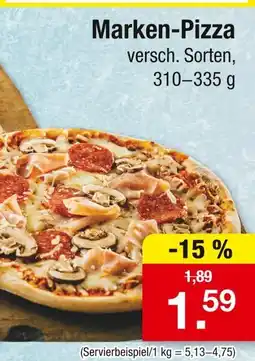 Zimmermann Marken-pizza Angebot