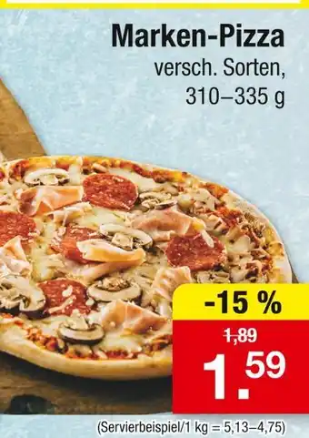 Zimmermann Marken-pizza Angebot