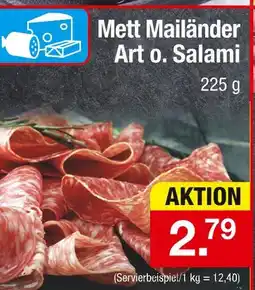 Zimmermann Mett mailänder art o. salami Angebot