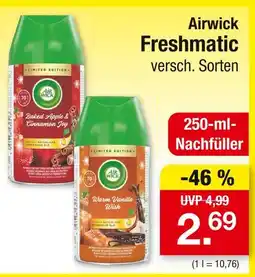 Zimmermann Airwick baked apple & cinnamon joy Angebot
