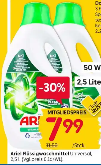 Rusta Ariel flüssigwaschmittel universal Angebot