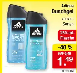 Zimmermann Adidas after sport shower gel Angebot