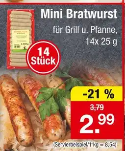 Zimmermann Mini bratwurst Angebot