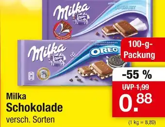 Zimmermann Milka schokolade Angebot