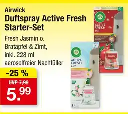 Zimmermann Airwick duftspray active fresh starter-set fresh jasmin Angebot