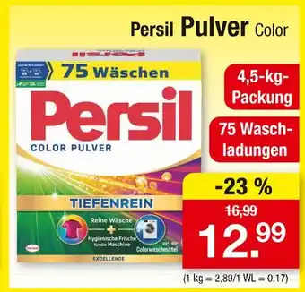 Zimmermann Persil pulver color Angebot