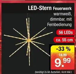 Zimmermann Led-stern feuerwerk Angebot
