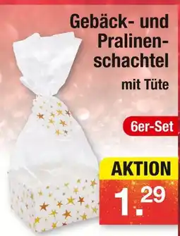 Zimmermann Gebäck- und pralinenschachtel mit tüte Angebot