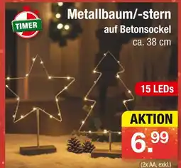 Zimmermann Metallbaum/-stern Angebot