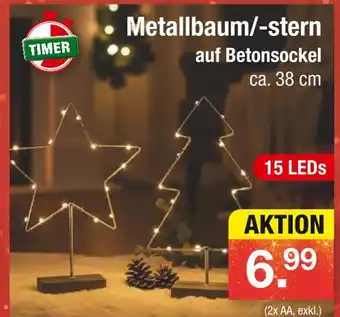 Zimmermann Metallbaum/-stern Angebot