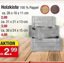 Zimmermann Holzkiste Angebot