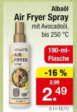 Zimmermann Albaöl air fryer spray Angebot