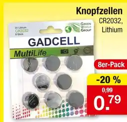 Zimmermann Gadcell knopfzellen Angebot